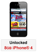 iPhone® 4 8GB Unlocked - Black (Refurbished by EB Games) (preowned)