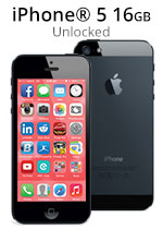 iPhone® 5 16GB Unlocked - Black (Refurbished by EB Games) (preowned)