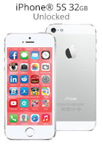 iPhone® 5S 32GB Unlocked - Silver (Refurbished by EB Games) (preowned)