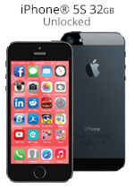 iPhone® 5S 32GB Unlocked - Black (Refurbished by EB Games) (preowned)