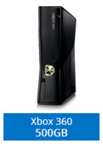 500GB Xbox 360 Slim Console (preowned)