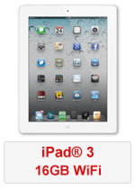iPad® 3 16GB WiFi - White (Refurbished by EB Games) (preowned)