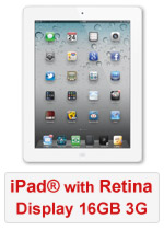 iPad® with Retina Display 16GB WiFi & 3G - White (Refurbished by EB Games) (preowned)