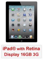 iPad® with Retina Display 16GB WiFi & 3G - Black (Refurbished by EB Games) (preowned)