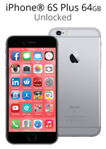 iPhone® 6S Plus 64GB - Space Grey (Refurbished by EB Games) (preowned)