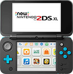 Nintendo 2DS XL Portable Console - Blue and Turquoise