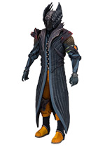 Destiny - Warlock with Light Beyond Nemesis Helmet Figure