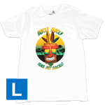 Crash Bandicoot - Aku has my Backu Mens T-Shirt - White - Size: L