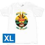 Crash Bandicoot - Aku has my Backu Mens T-Shirt - White - Size: XL