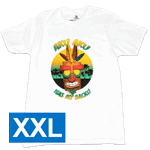 Crash Bandicoot - Aku has my Backu Mens T-Shirt - White - Size: XXL