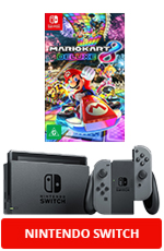 Switch Gray + Mario Kart 8 Deluxe