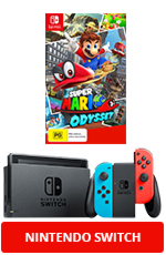 Switch Neon + Super Mario Odyssey