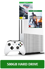 500GB Xbox One S Console + 2 Games