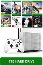1TB Xbox One S Console + 8 Games Bundle