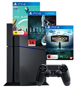 1TB PlayStation 4 Console + 3 Games