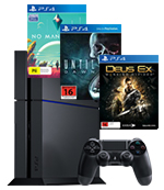 1TB PlayStation 4 Console + 3 Games