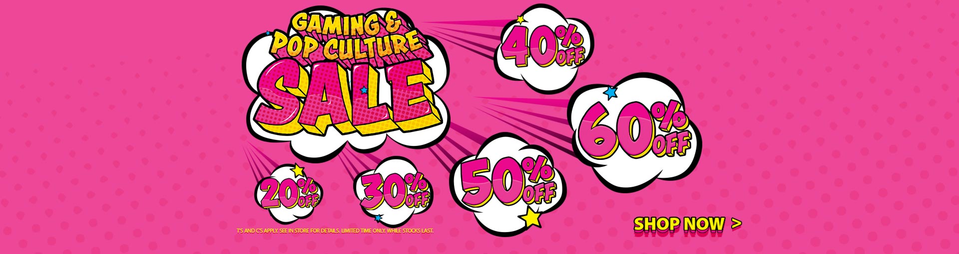 Gaming and Pop Culture Sale